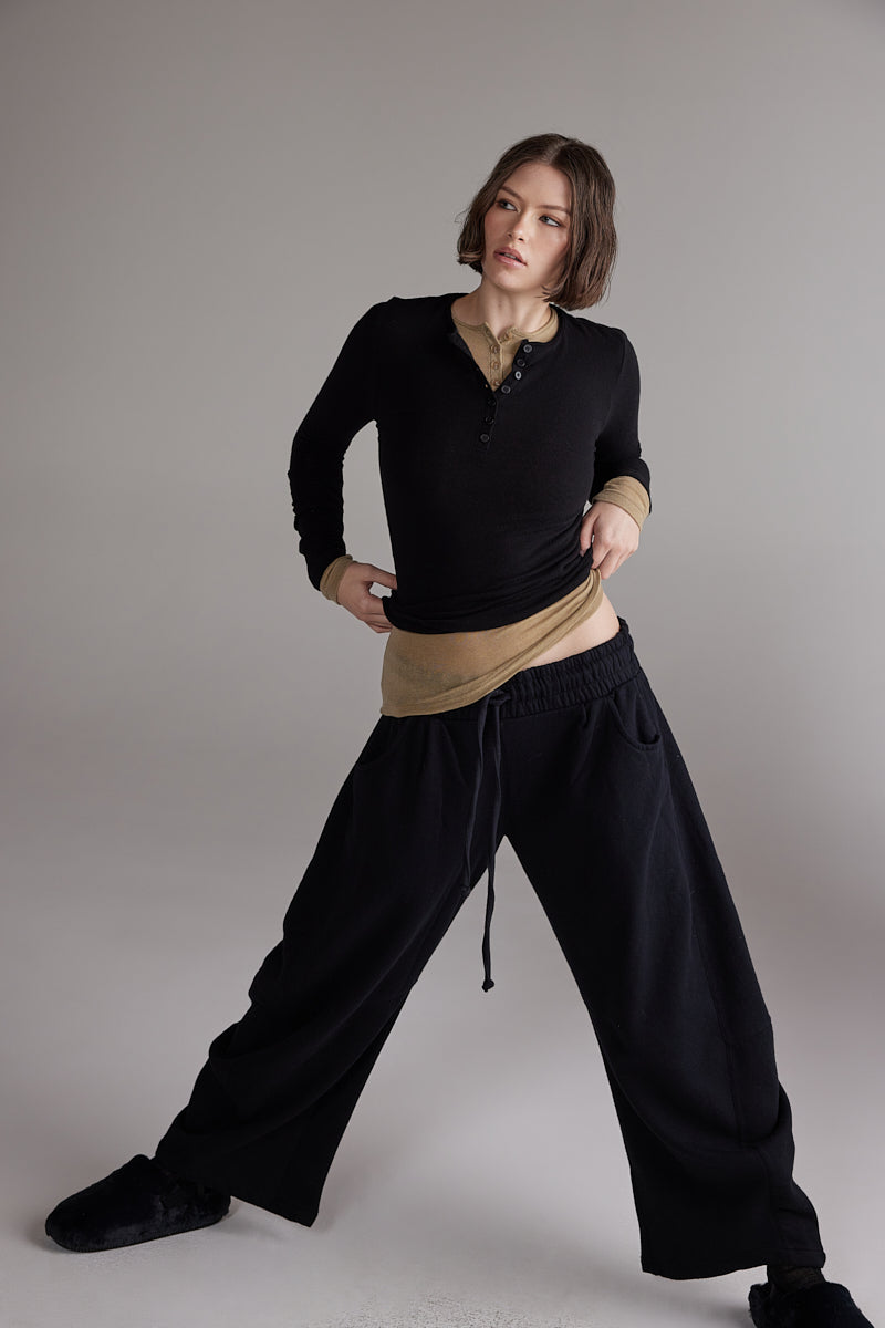 Barrel Sweat Pants - Black