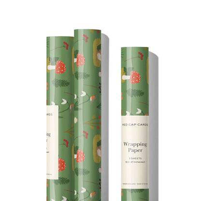 Forest Critters Holiday Wrapping Paper