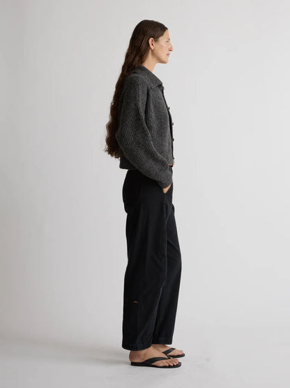 Saatchi Cardigan Alpaca- Charcoal