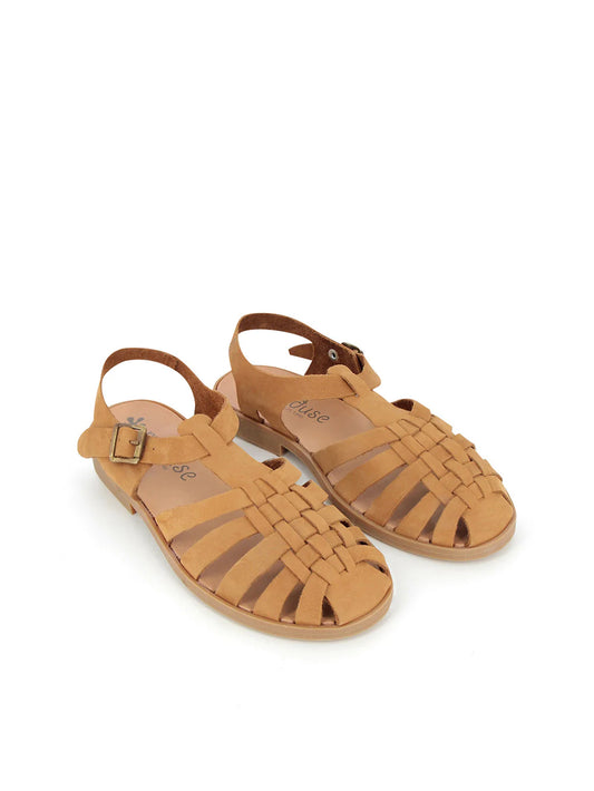 Sunville - Cuir Nubuck Fisherman Sandals