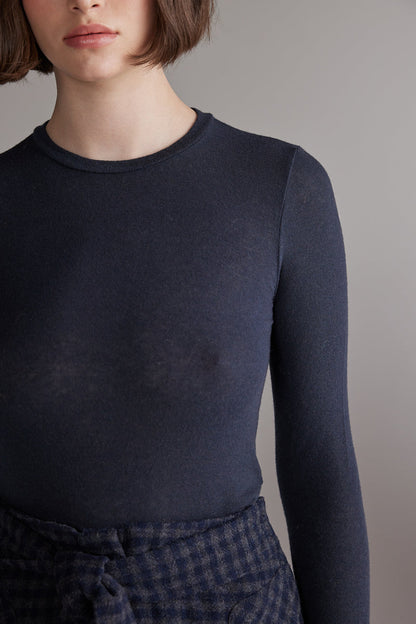 Wool Blend Knit Top