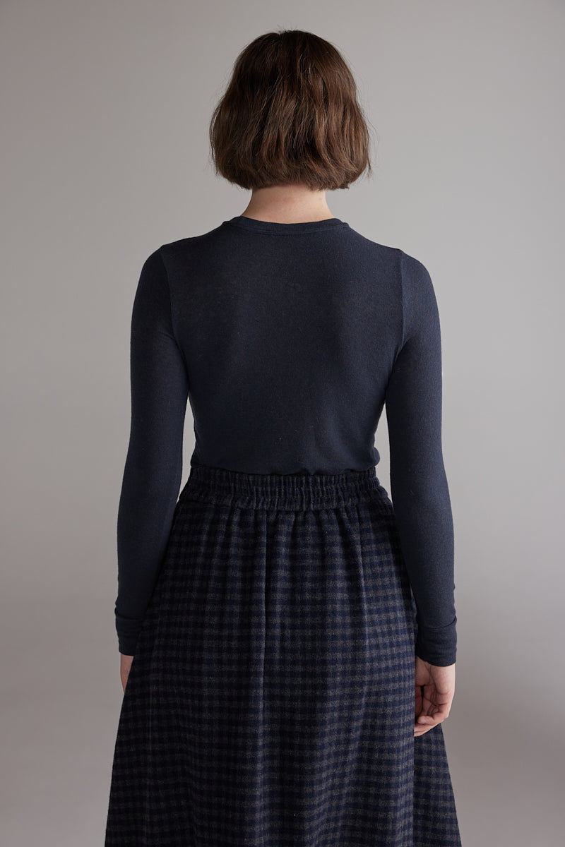 Wool Blend Knit Top