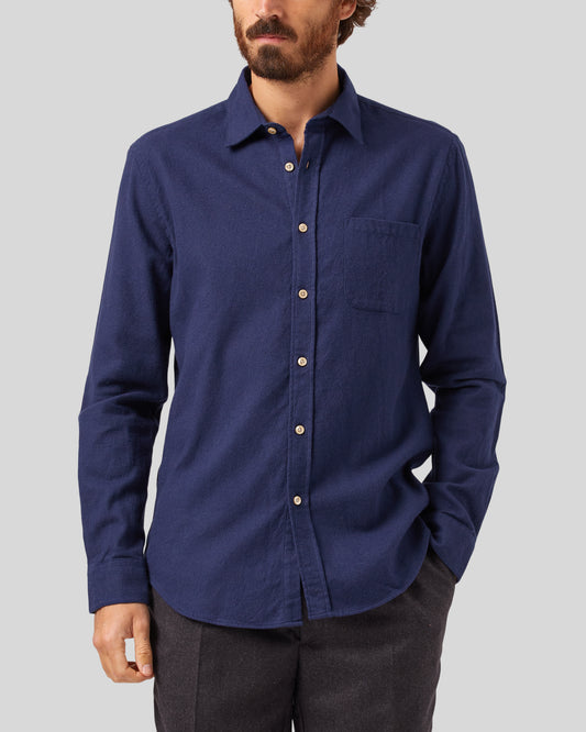 Teca Long Sleeve Shirt - Navy