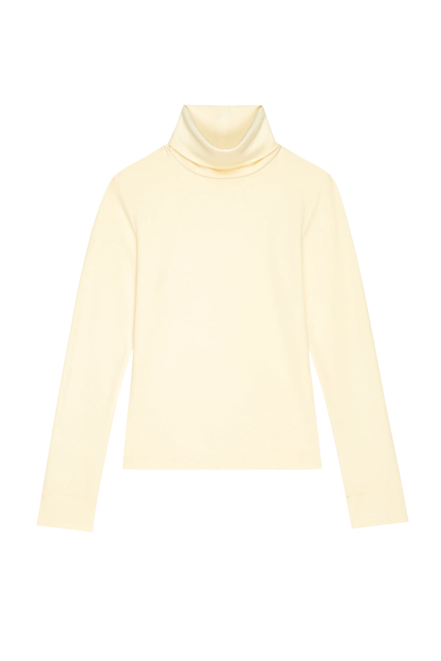 The Baby Rib Turtleneck - Cream