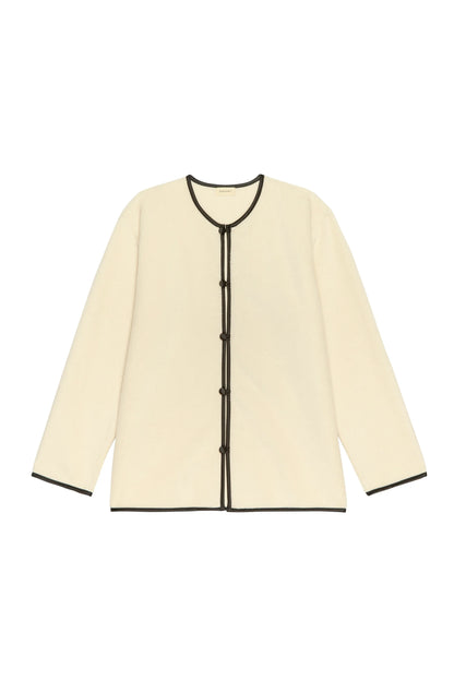 The Polar Fleece Jacket - Creme