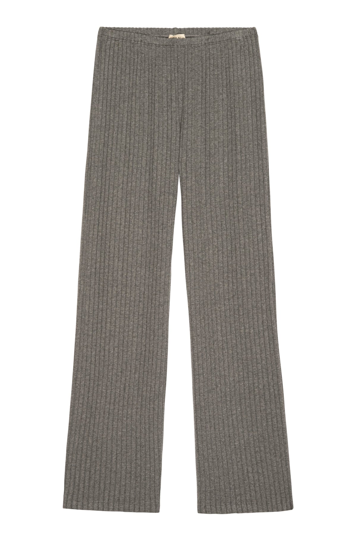 The Sweater Rib Simple Pant - Charcoal Grey