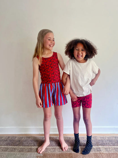 Trail Short - Multi Stripe | Candy Apple