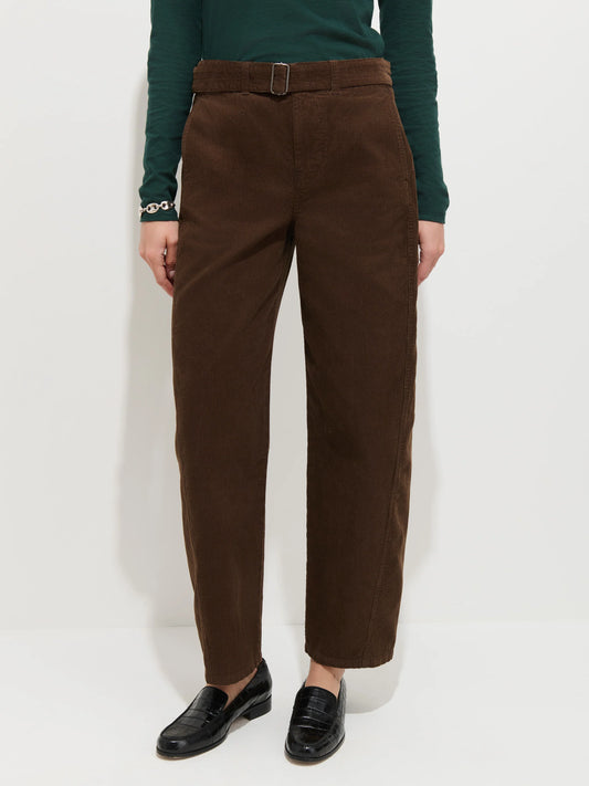 9th Street Pant in Fine Wale Cord - Espresso