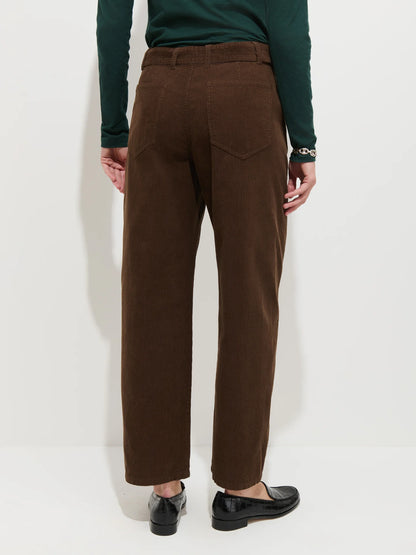9th Street Pant in Fine Wale Cord - Espresso