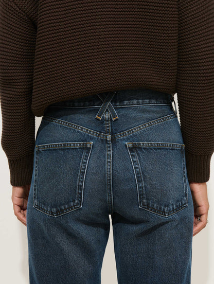 Nico Cardigan in Cotton - Dark Chocolate.