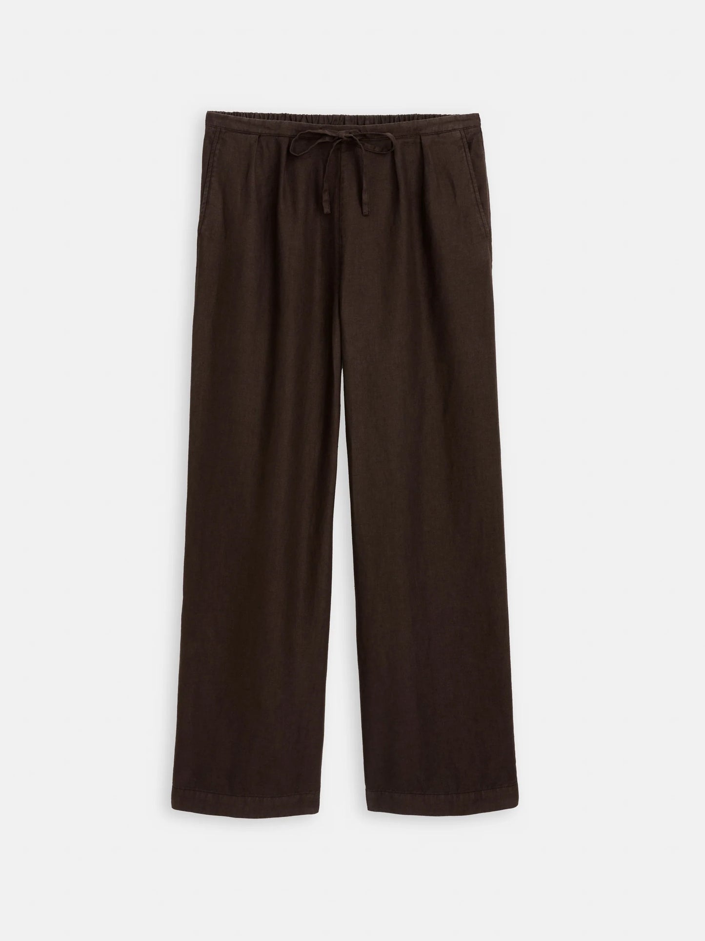 Hudson Pant In Linen - Roasted Bean