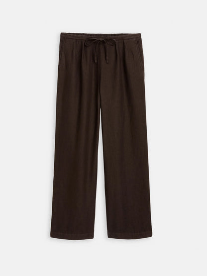 Hudson Pant In Linen - Roasted Bean