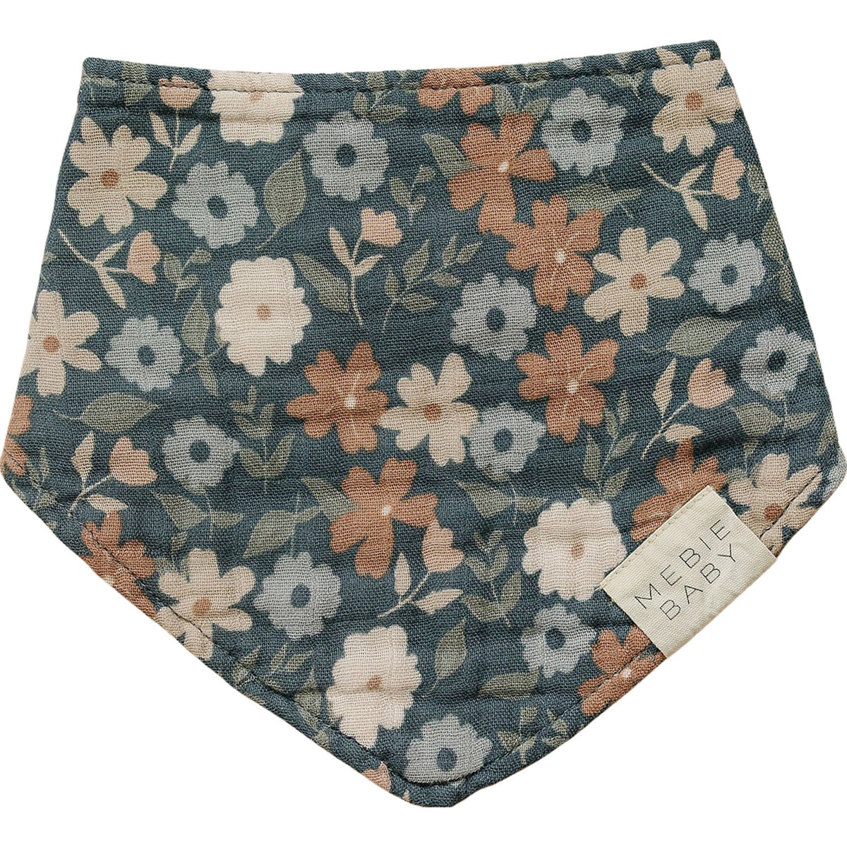 Muslin Bib - Midnight Floral.