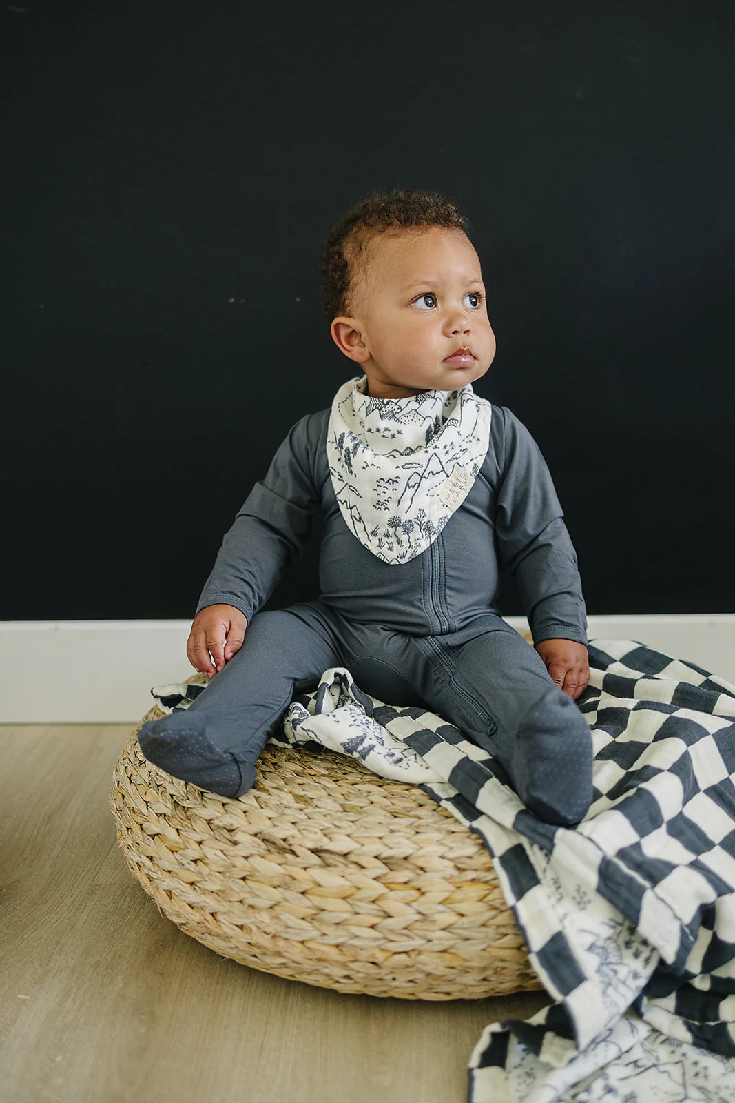 Cotton Muslin Bib - Summit