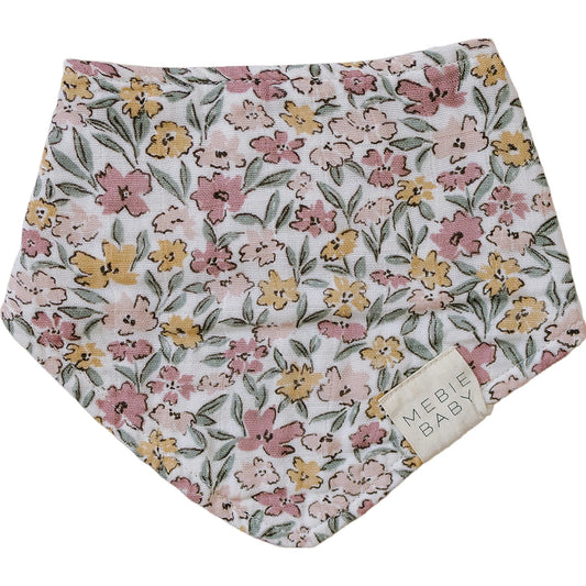 Cotton Muslin Bib - Sunny Petals