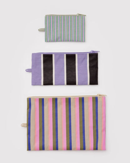 Go Pouch Set - Candy Shop Stripes