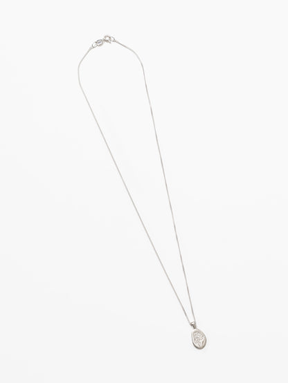 Rose Necklace in Silver