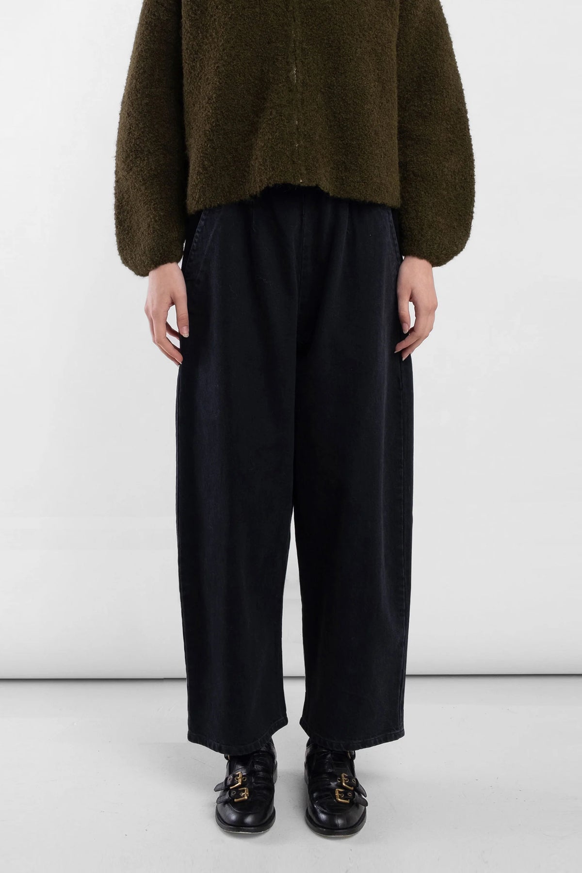 Faded Black Barrel Pant (Copy)