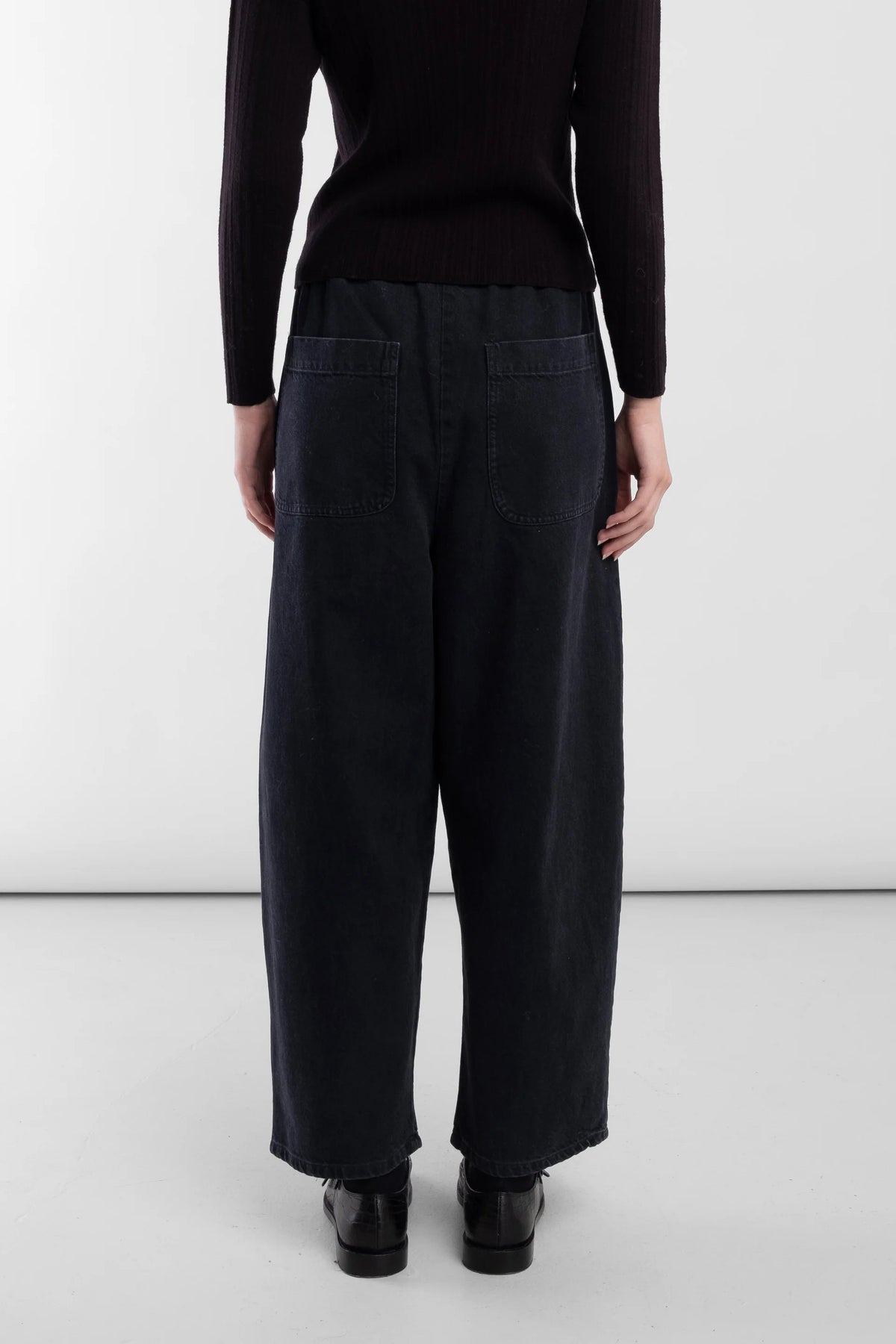 Faded Black Barrel Pant (Copy)