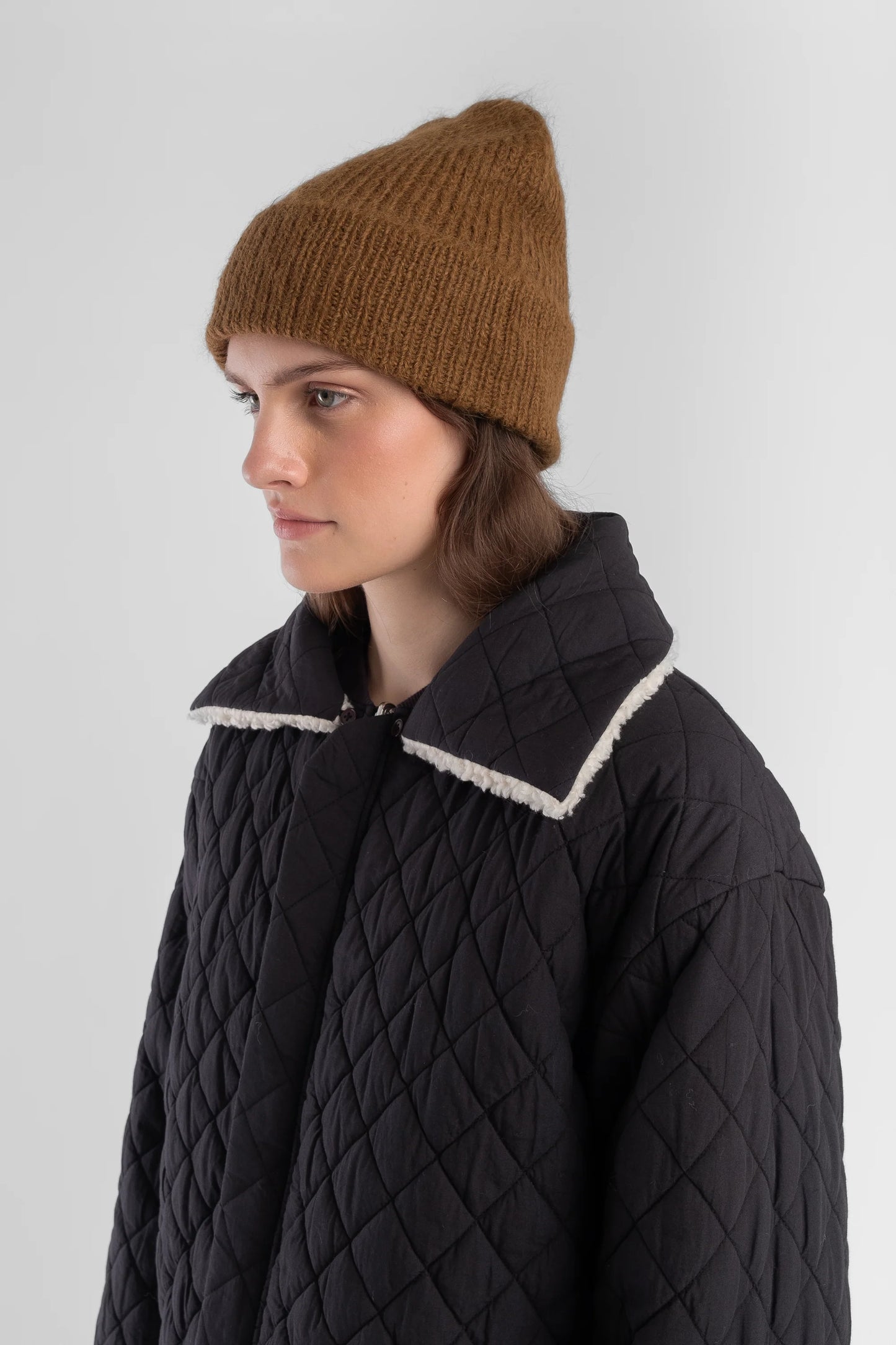 Brushed Rib Hat - Golden