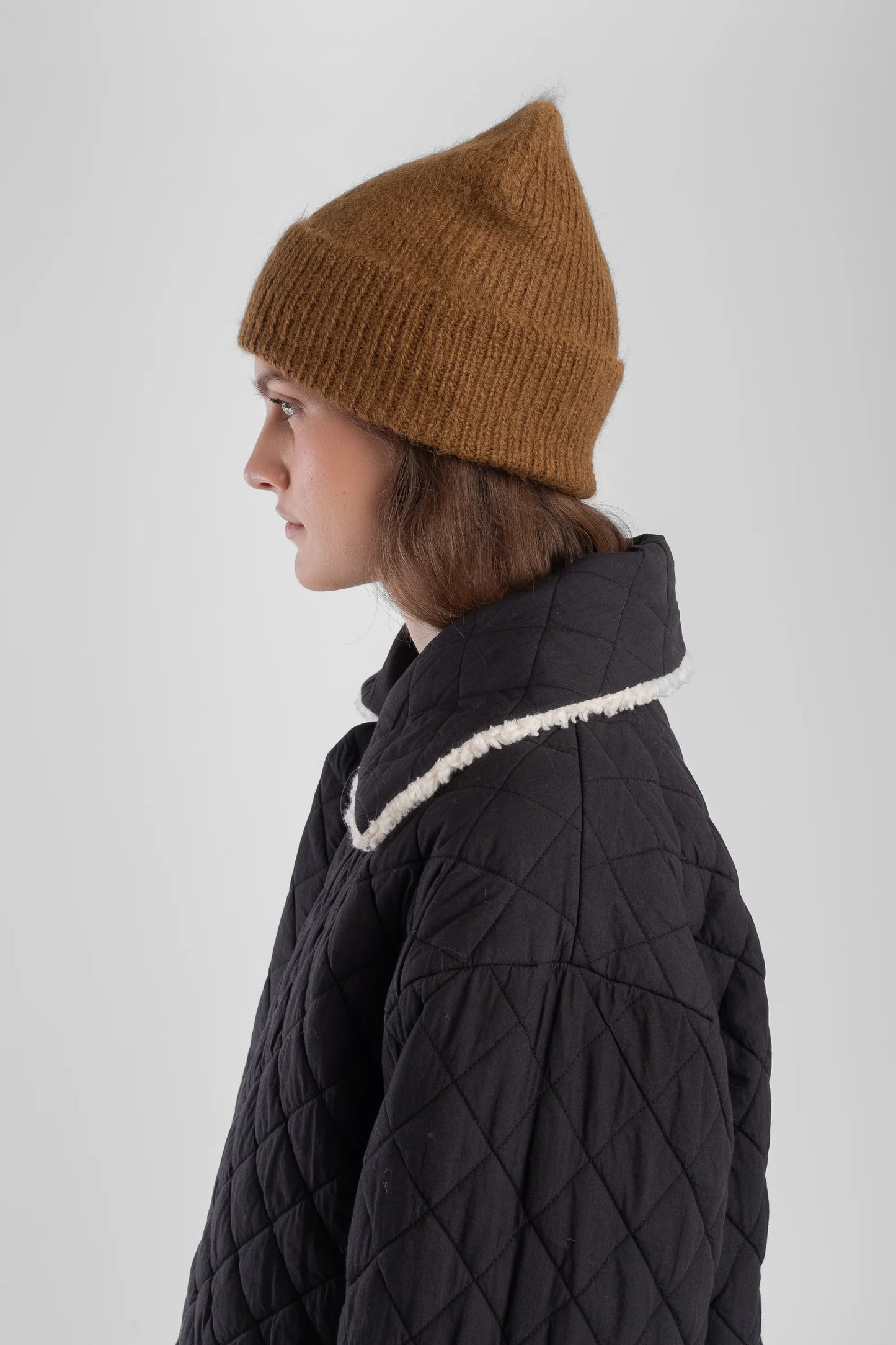 Brushed Rib Hat - Golden