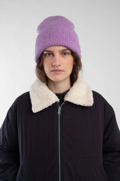 Brushed Rib Hat - Violet