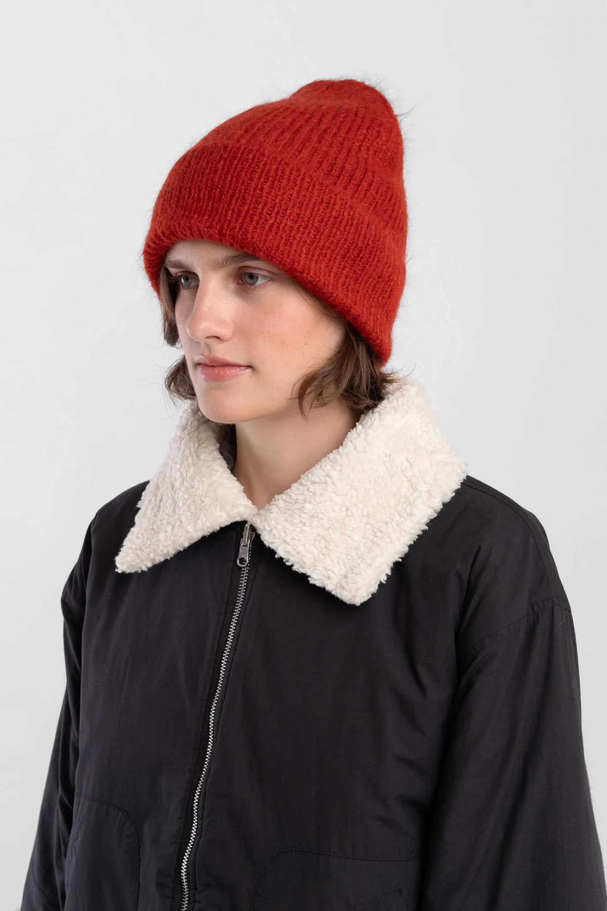 Flame Brushed Rib Hat