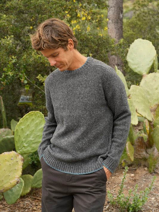 Cambridge Sweater - Charcoal Tipped
