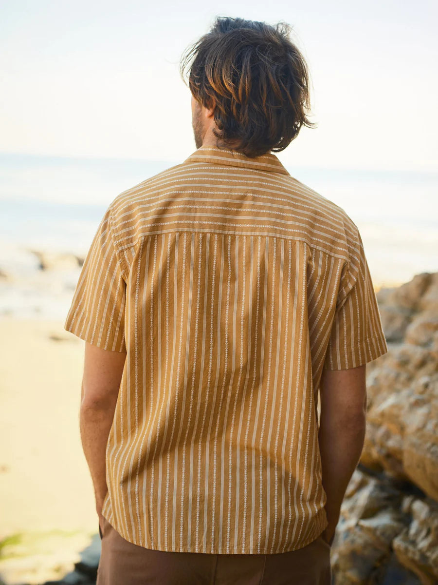 Cosmo Shirt - Mustard Dobby