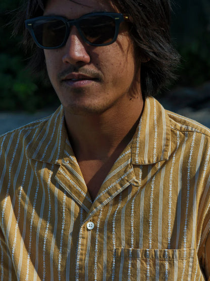 Cosmo Shirt - Mustard Dobby