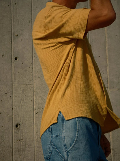 Cosmo Shirt - Saffron.