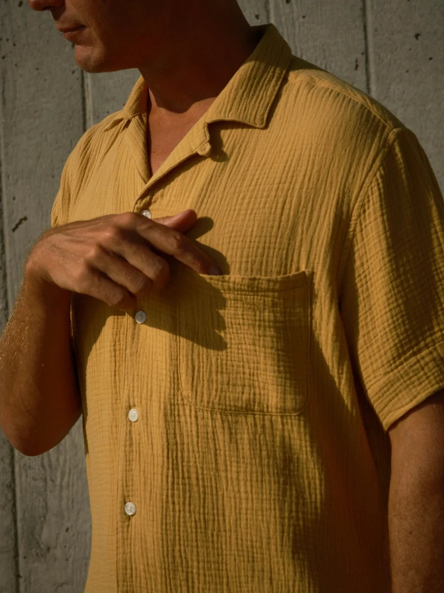 Cosmo Shirt - Saffron.