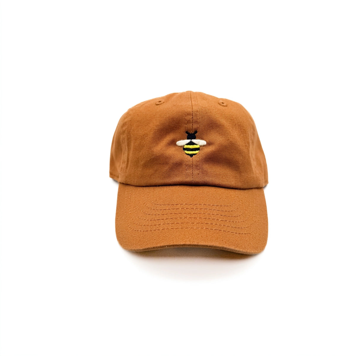 Tiny Bumblebee Baseball Hat -Terracotta