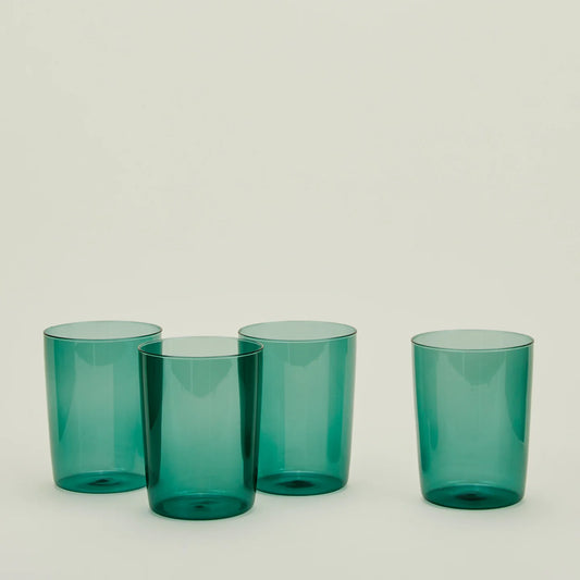 Essential Glassware - Set of 4 - Peacock Large