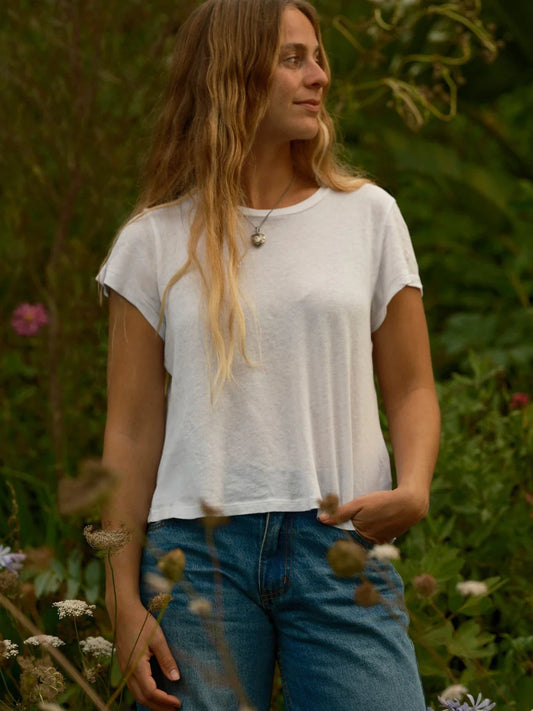 Featherweight Hemp Tee - White