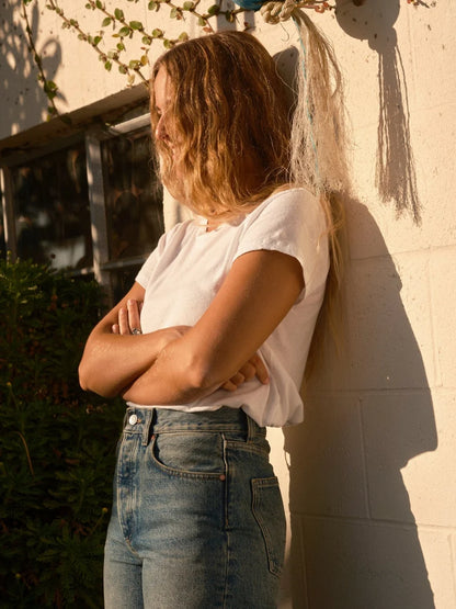 Featherweight Hemp Tee - White