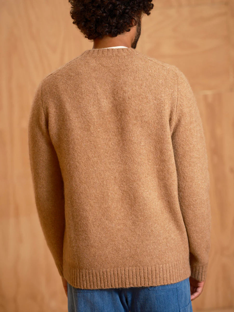 Fuzzy Cambridge Sweater - Butterscotch