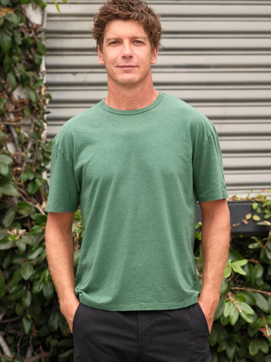 Hemp Tee - Grass Green