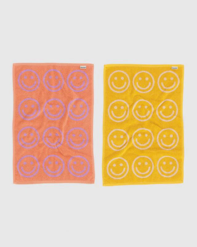 Hand Towel Set of 2 - Happy Lilac Marigold.