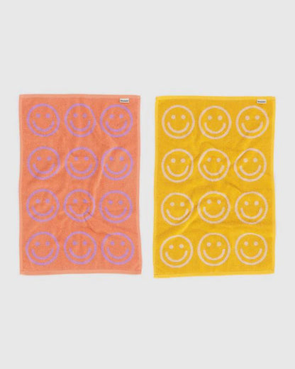 Hand Towel Set of 2 - Happy Lilac Marigold.