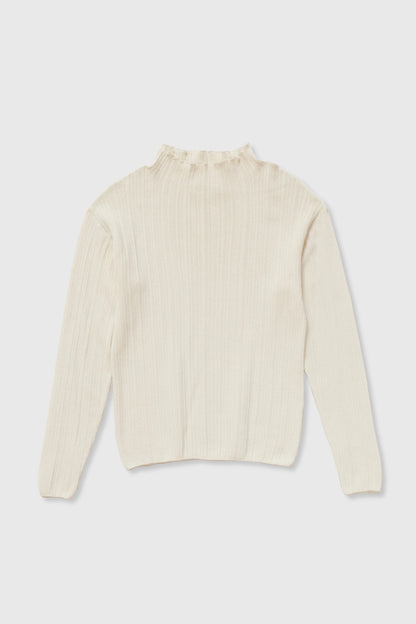 Isla Rib Top - Cream