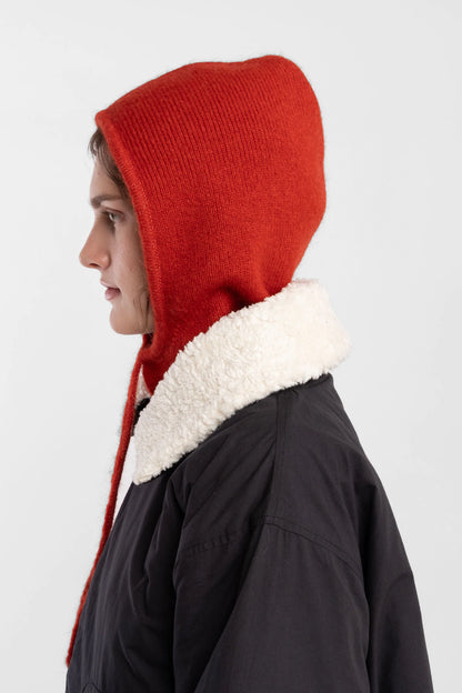 Knit Hood - Flame