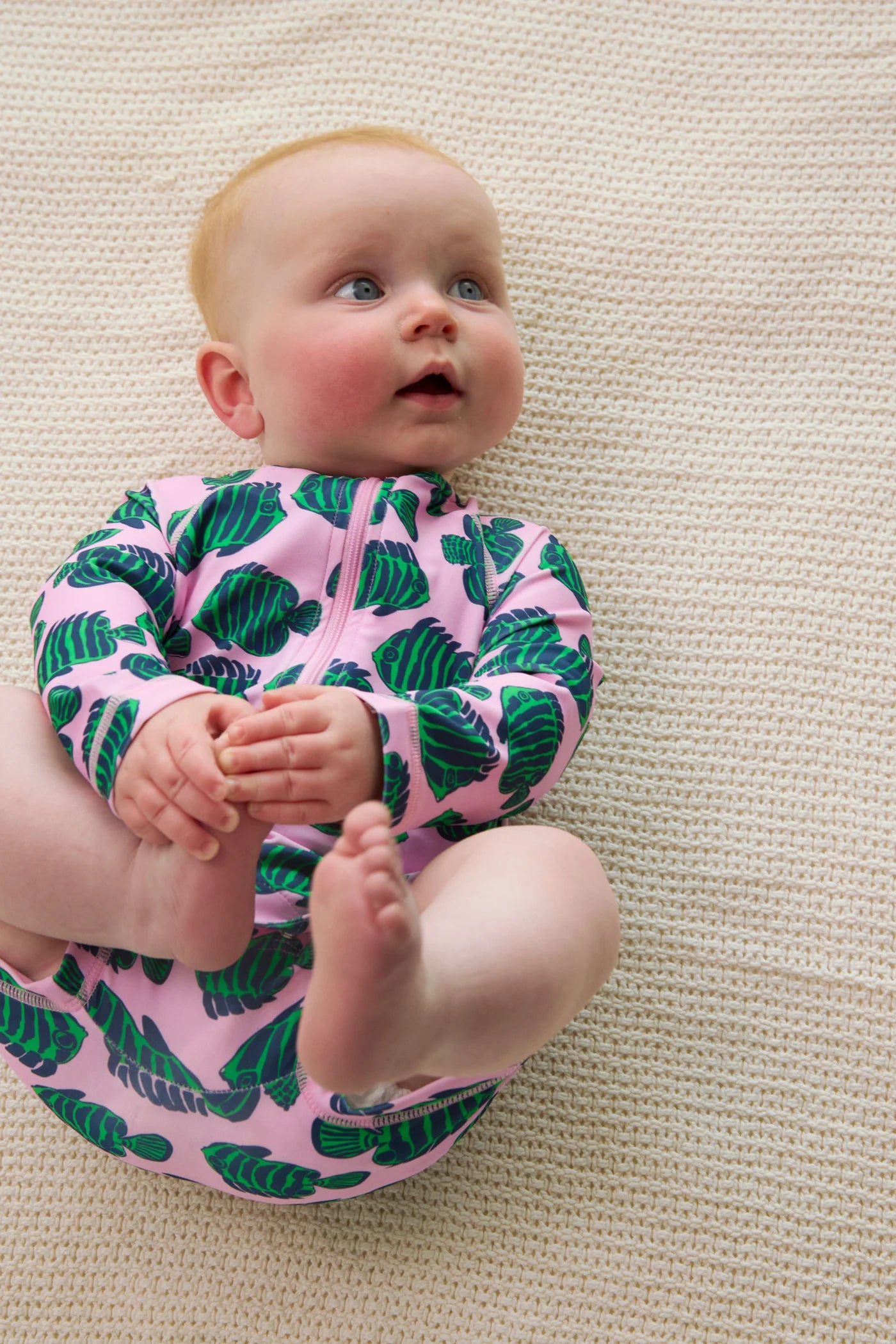 Baby Rashguard Suit Angelfish | Tropical