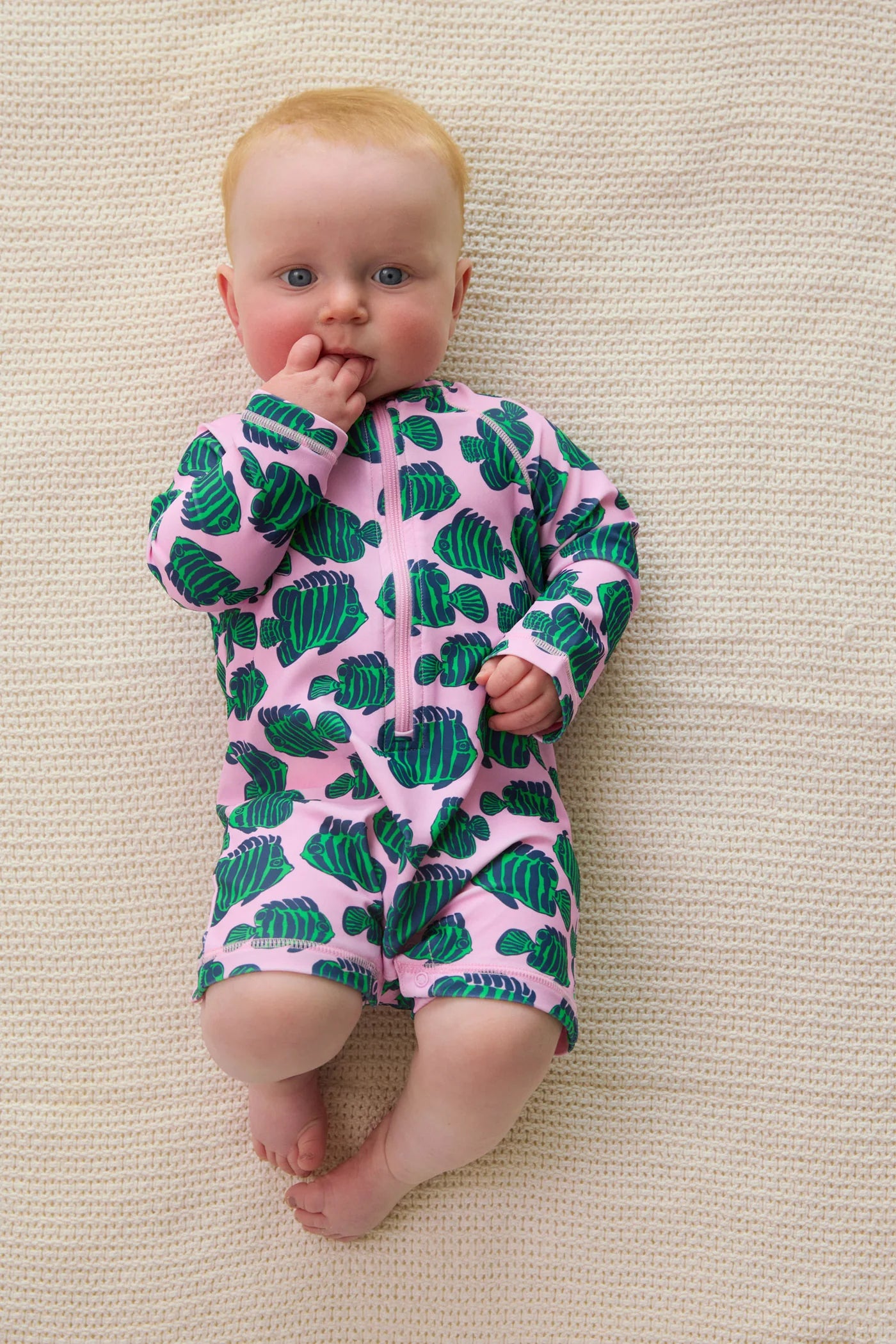 Baby Rashguard Suit Angelfish | Tropical