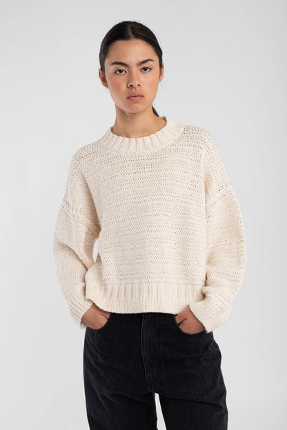 Cream Ribbon Sweater