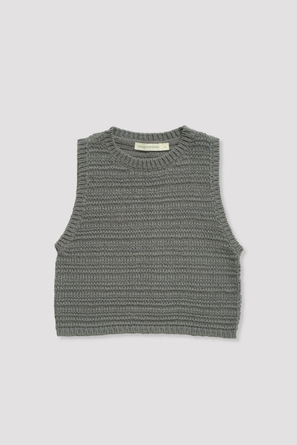 Fog Green Ribbon Tank