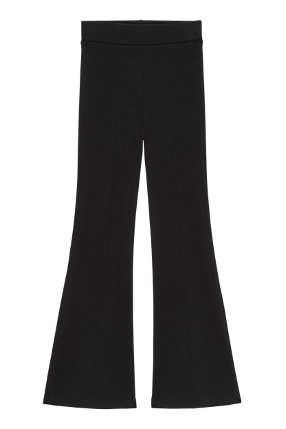 The Rib Kick Flare Pant - Black