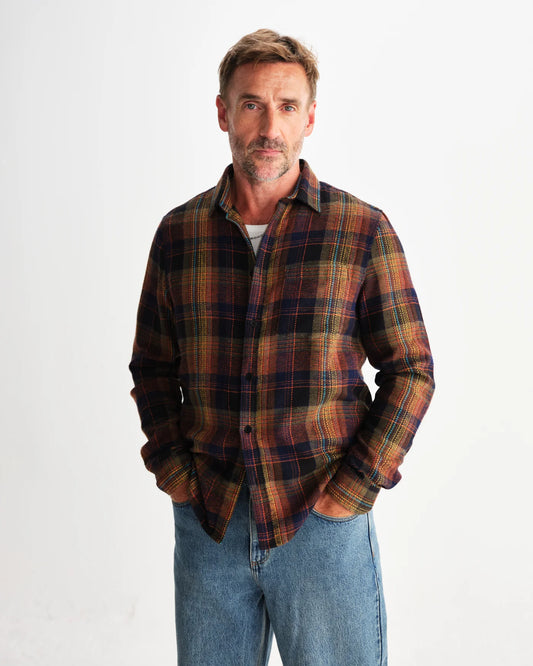 Shelly - Multicolour Check Flannel Shirt