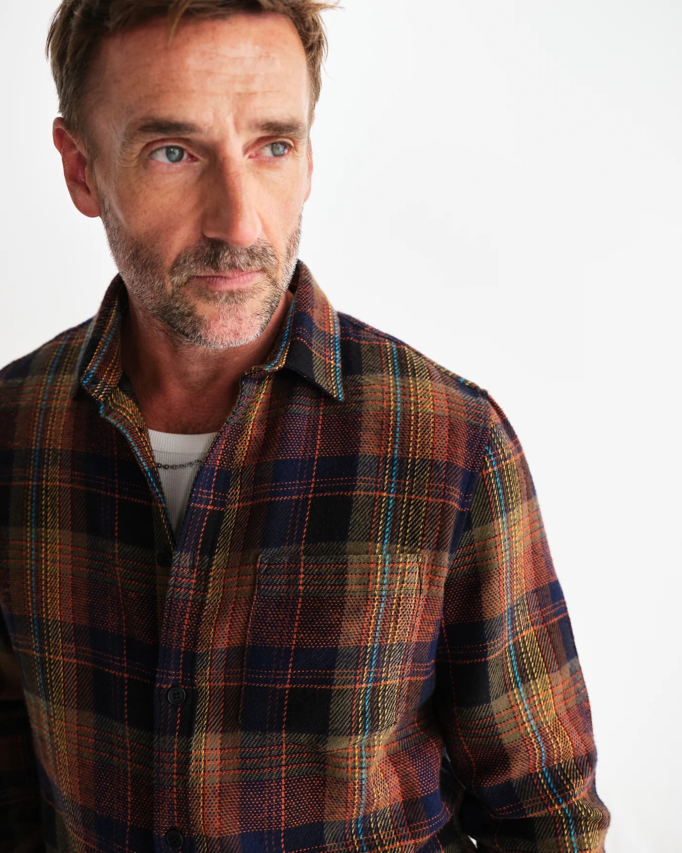 Shelly - Multicolour Check Flannel Shirt
