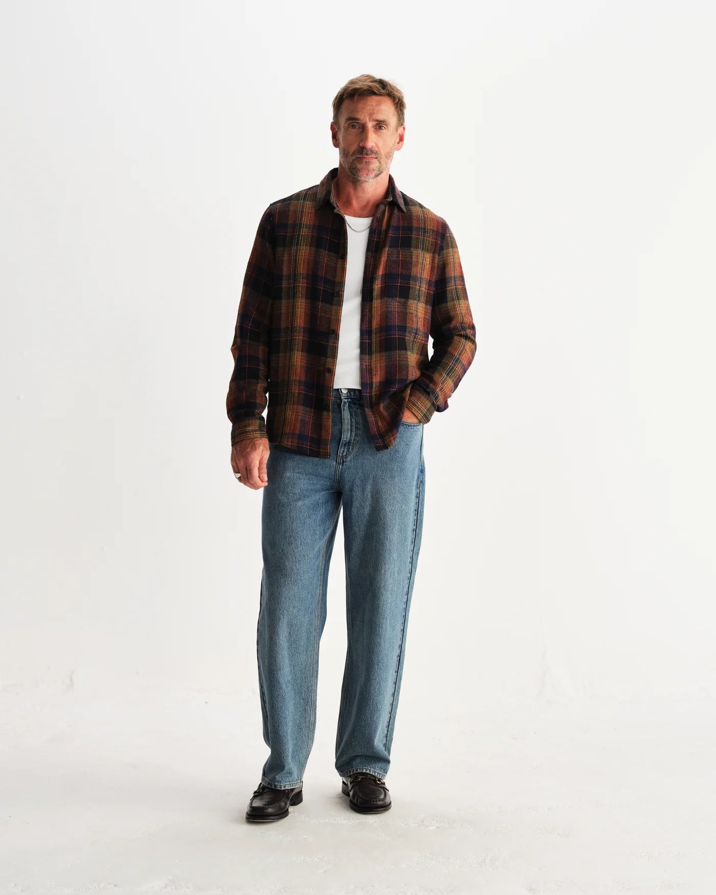 Shelly - Multicolour Check Flannel Shirt